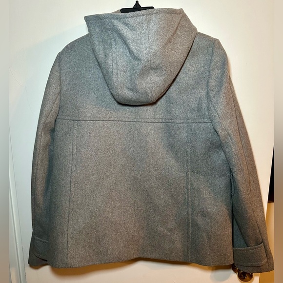 J. Crew gray classic duffle coat with toggles Size 12 - Picture 10 of 16
